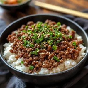 Korean Ground Beef Bowl 26 Korean Ground Beef Bowl