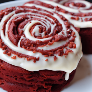 Red Velvet Cinnamon Roll 26 Red Velvet Cinnamon Roll