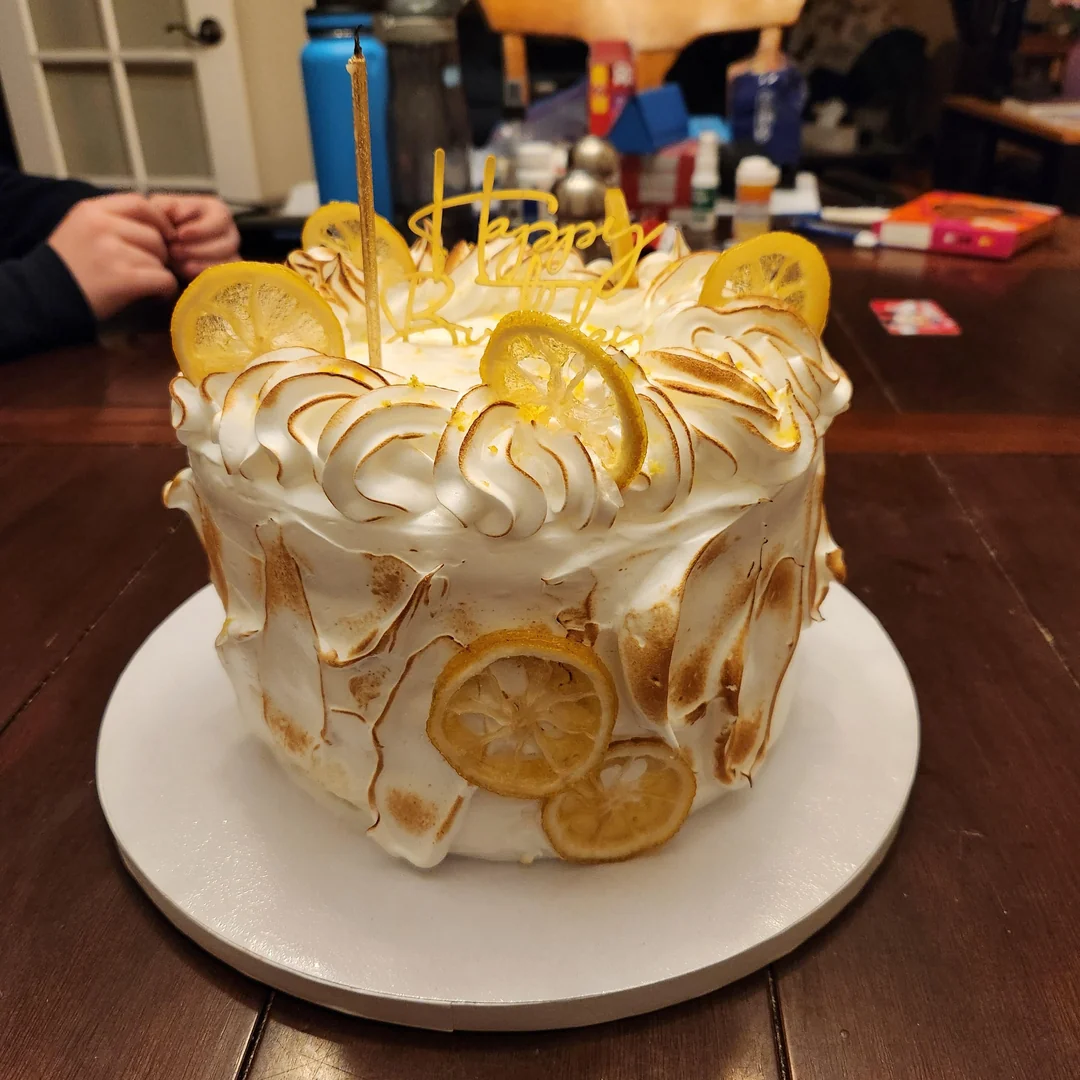 Lemon Meringue Cake 25 Lemon Meringue cake