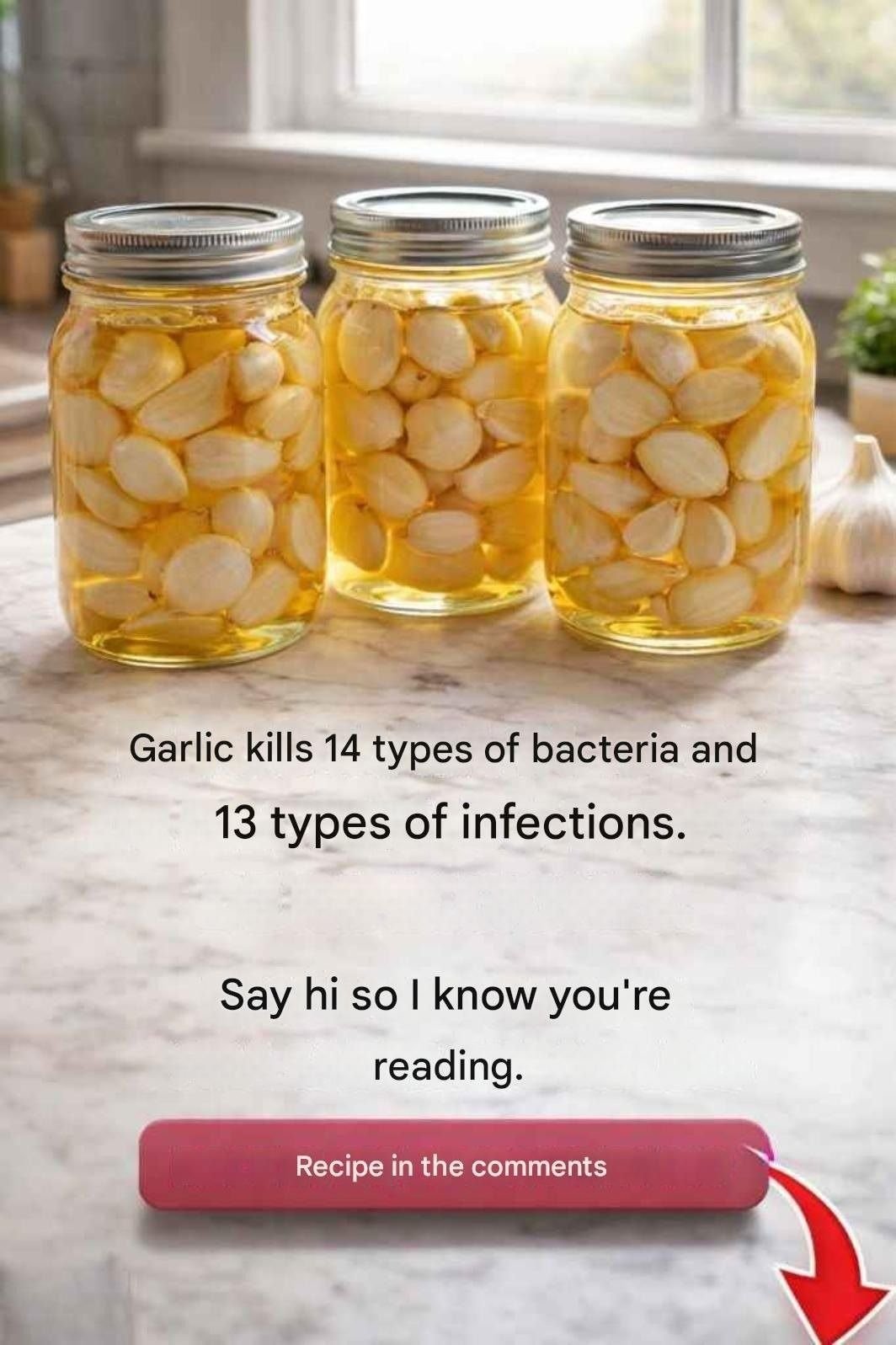 Did you know that garlic is a natural antibiotic that helps fight infections easily? 25 613679542 2116118988925713 5749531733619742118 n