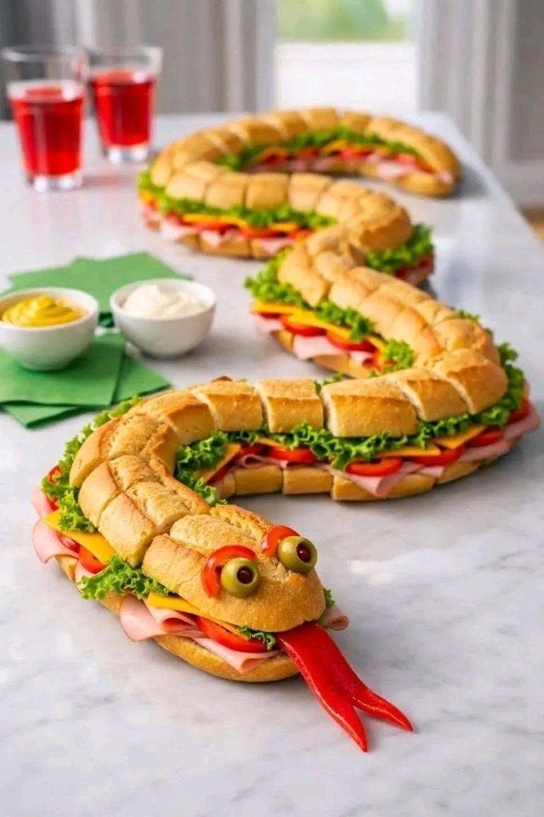 Sandwich serpent géant : une idée originale, gourmande et parfaite pour impressionner vos invité 25 1781963841838