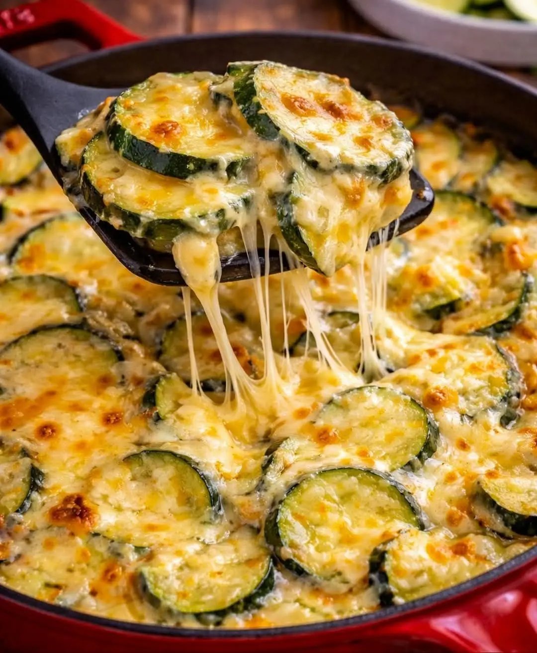 Gratin de courgettes frais et gratiné ! ✅ Recette ci-dessous ! Faible en glucides, incroyablement délicieux ! 25 1782126371480