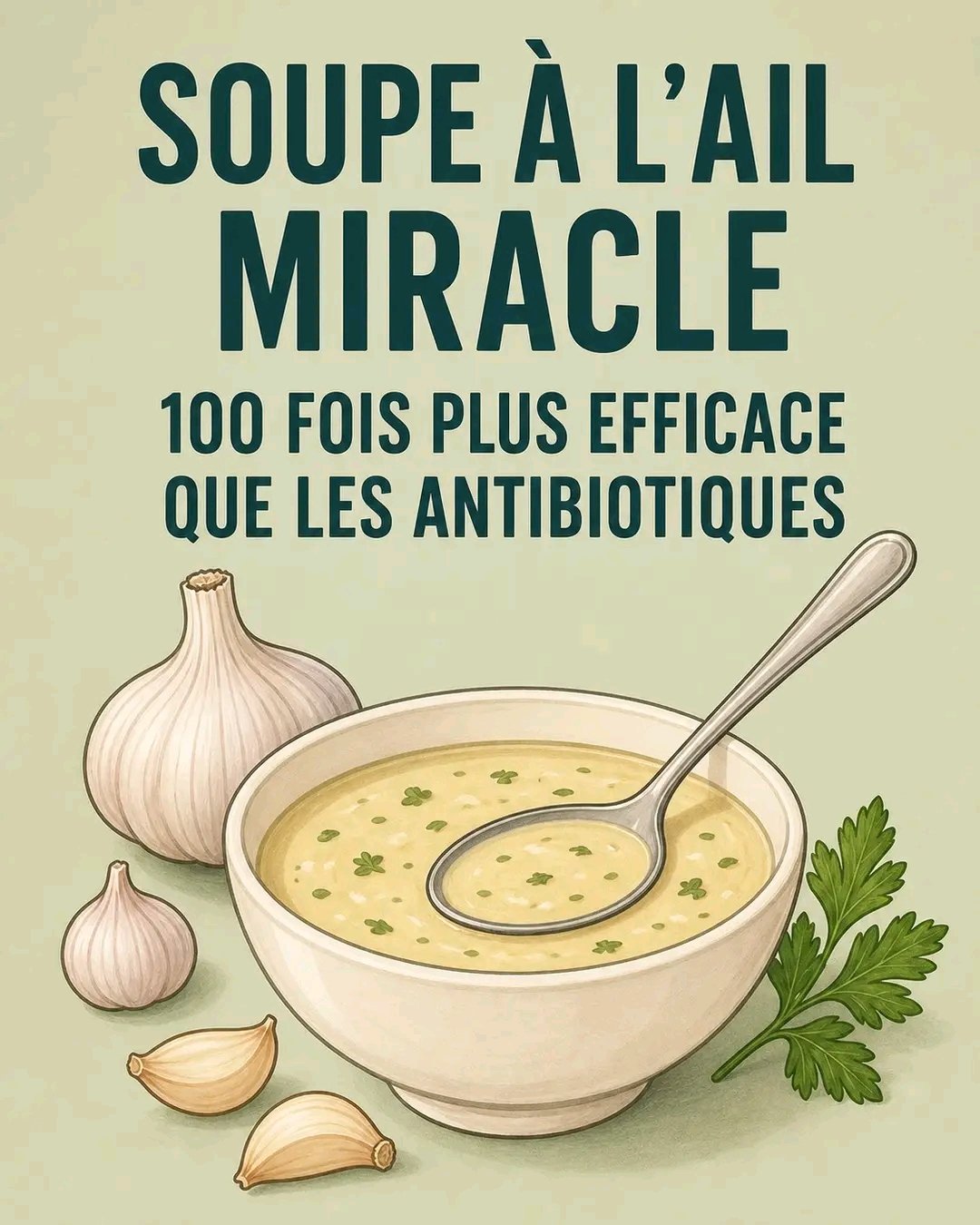 La soupe miracle à l'ail : 100 fois plus efficace que les antibiotiques (lien en commentaire) 25 1782322192077