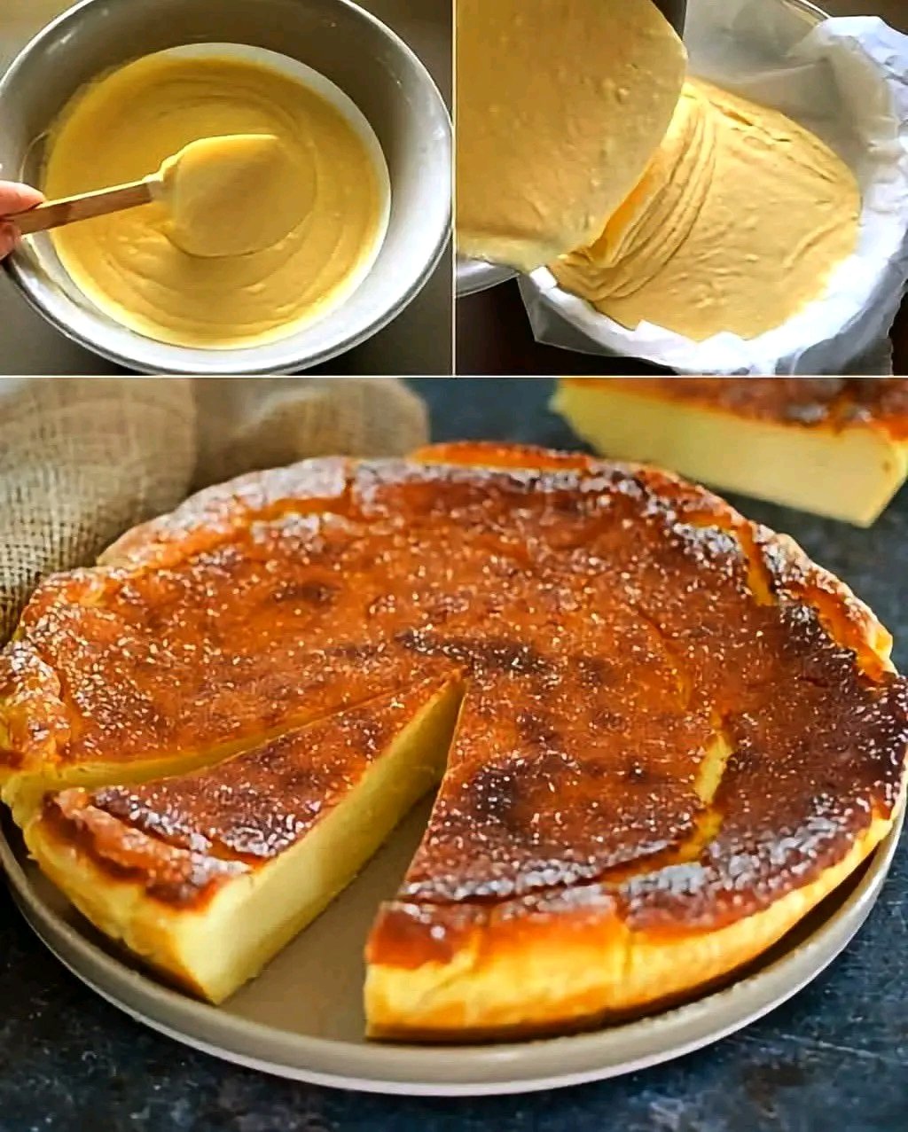 ✨ Le flan pâtissier comme à la boulangerie… mais fait maison ! Une pâte feuilletée croustillante, une crème vanillée ultra fondante et une belle couleur dorée… Impossible d'y résister ! ❤️ Qui prendrait une part avec son café ? ☕ Recette complète en commentaire ! 25 1782416332677