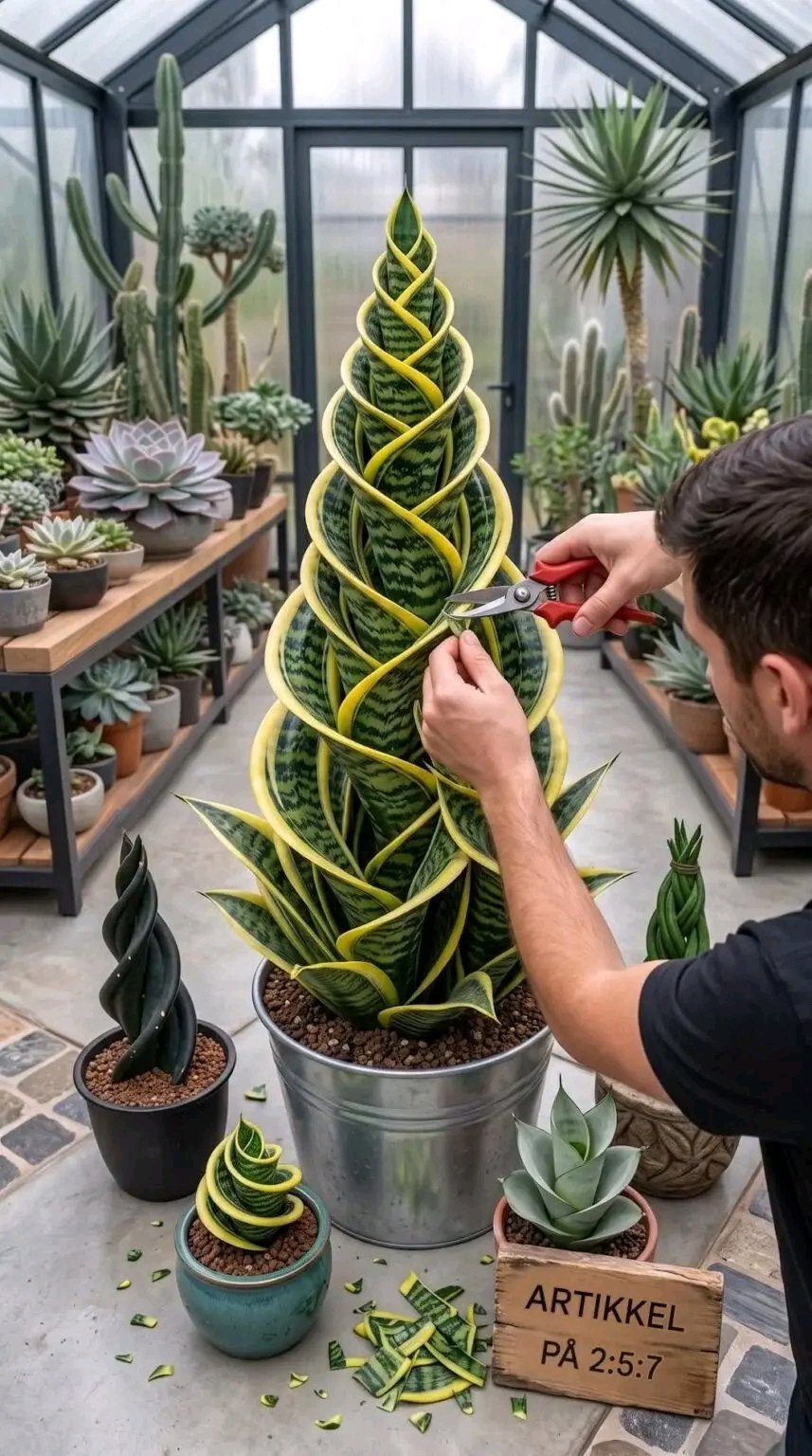 Le secret pour faire pousser une plante serpent en spirale ou en cercle (c'est plus facile que vous ne le pensez) 25 1783285394128 1