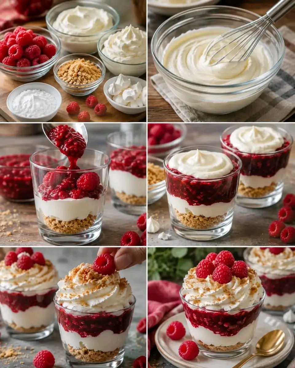 Verrines Framboise Mascarpone Meringue : le dessert facile, frais et ultra gourmand 25 1783419903355