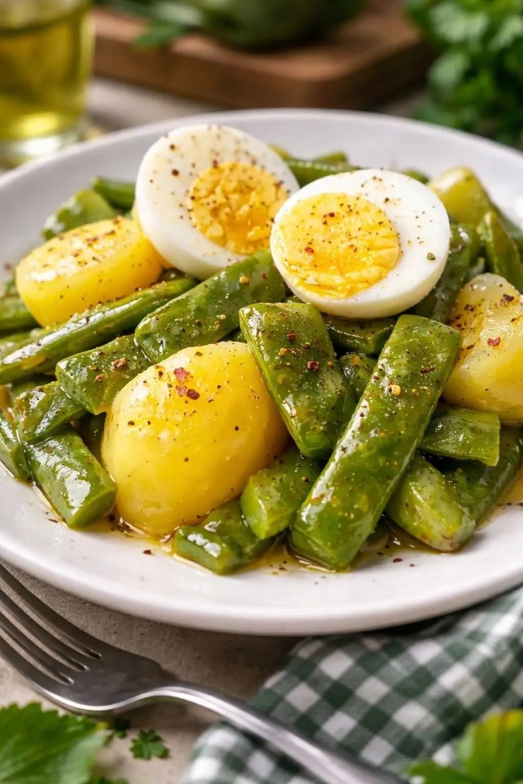 Haricots verts cuits à la vinaigrette, n'oubliez pas de sauvegarder la recette ...Voir plus 25 1783607751286