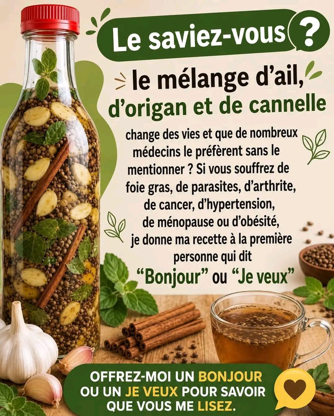 # Ce dont on parle peu au sujet de l'ail et de l'origan, et pourquoi de nombreux médecins restent silencieux : une ordonnance en échange d'un feu vert. 25 1783810142810