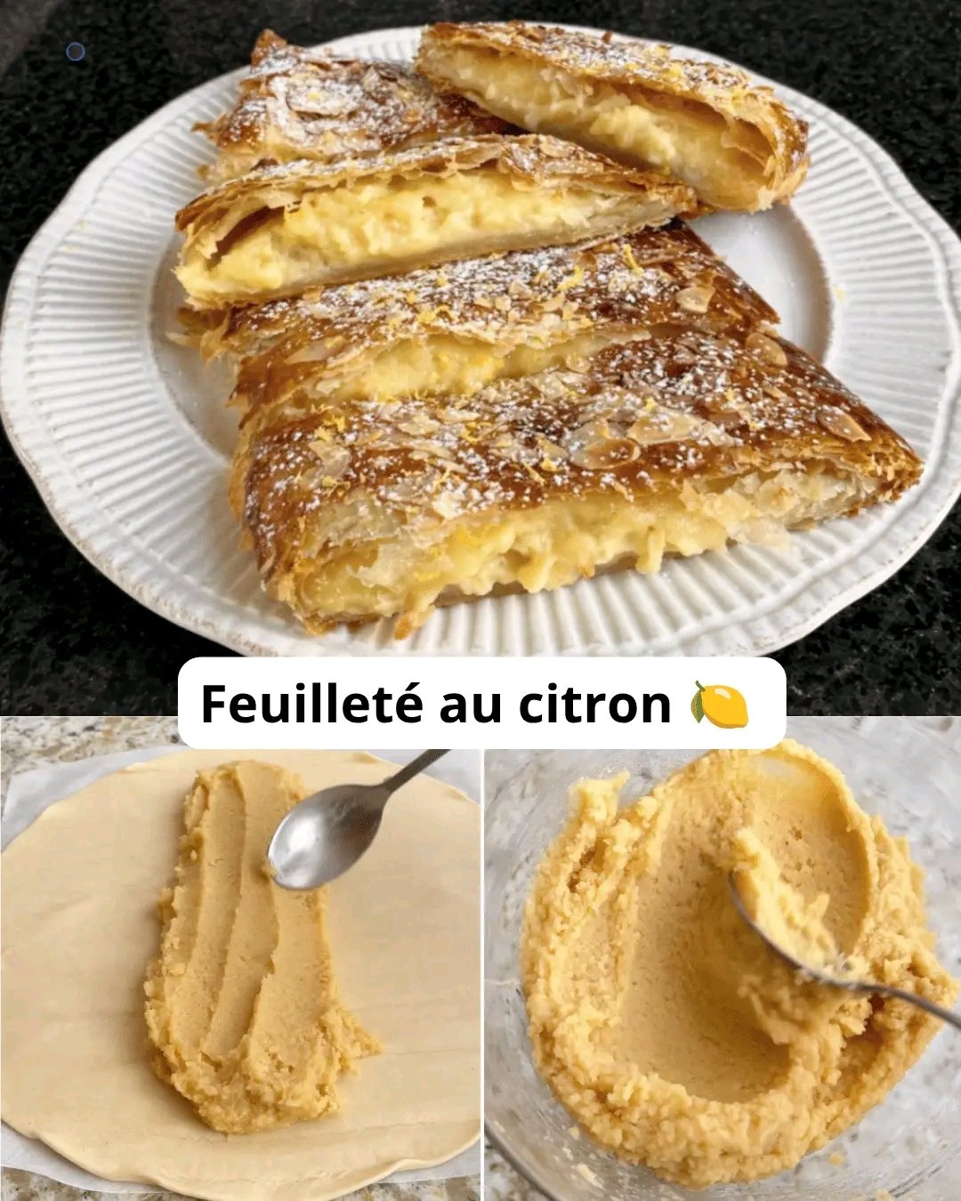Je peux résister à beaucoup de desserts… mais pas à un bon feuilleté au citron Croustillant, fondant et équivalent gourmand, c'est mon petit péché mignon. Impossible de s'arrêter à une seule partie ! ✨ 25 1784734951606