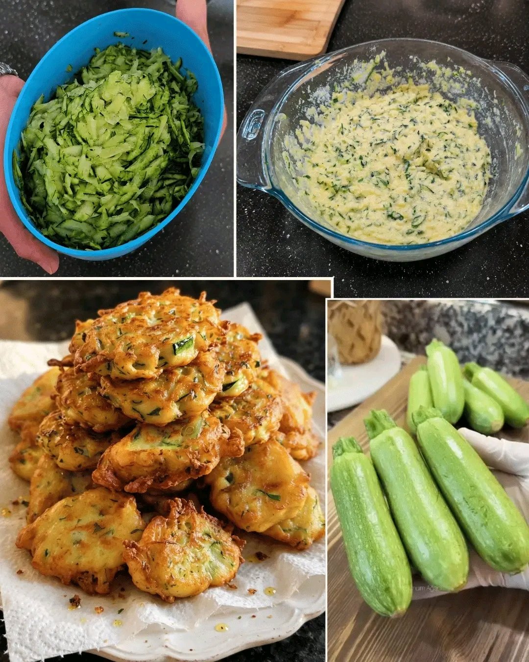 Beignets de Courgettes En été, cette recette est un vrai coup de cœur ! Quelques courgettes, un peu de fromage et une belle cuisson bien dorée… le résultat est tout simplement irrésistible. 25 1784736884172