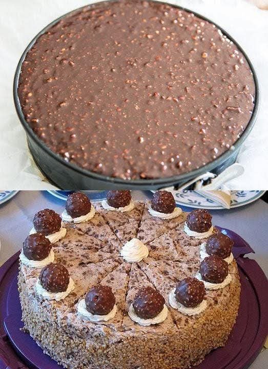 Gâteau Ferrero Rocher fait maison, un rêve 25 FB IMG 1781725001499