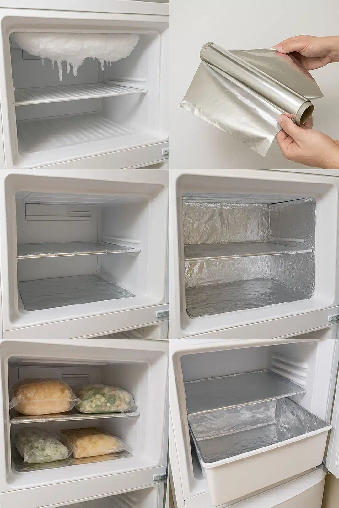 Congélateur sans givre : l’astuce géniale du papier alu pour un entretien simplifié 25 papier aluminium dans le congelateur une astuce simple pour faire des economies.jpg
