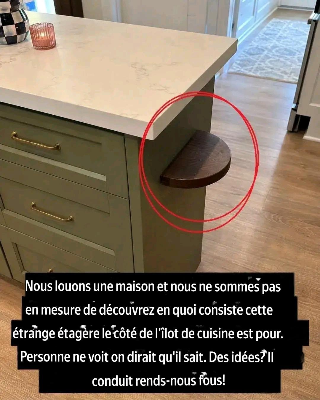 Cette étagère sur l'îlot de cuisine n'est pas qu'un simple élément de décoration : voici pourquoi. Voir plus d'instructions dans le premier commentaire 25 translation 20260708 211442